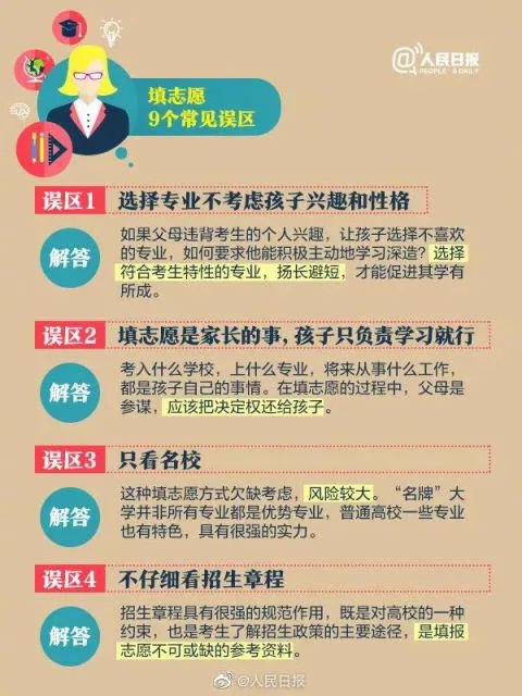 高考志愿填報(bào)注意事項(xiàng) 9個(gè)常見(jiàn)誤區(qū)